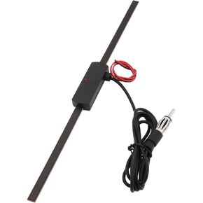 Car Hidden Amplified Antenna Kit 12V for Vehicle Golf Cart Watercraft Motorcycle