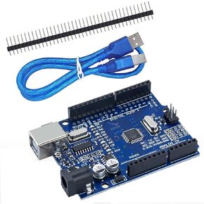 لوحة UNO R3 (Arduino متوافقة) لـ Arduino مع كابل USB