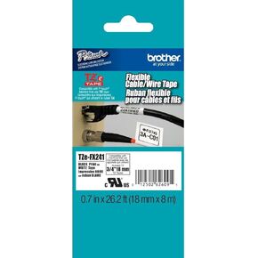 BRTTZEFX241 - Brother TZe-FX241 Flexible Thermal Label