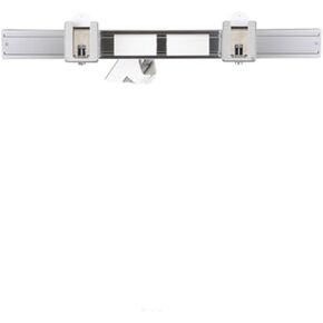 Humanscale M8 Conversion Kit - M8CB-S Silver Color Converts a Single M8 Monitor Arm to a M8 with Crossbar for Two Monitors