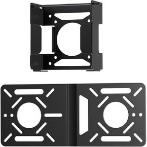 Mac Mini M4 Mount with VESA Bracket 75x75mm 100x100mm (Bl & Bl)