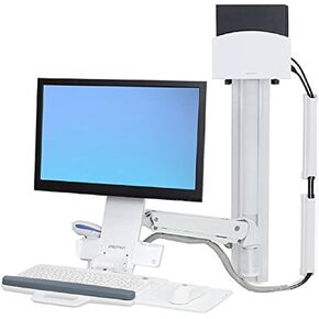 Ergotron 45-273-216 Bright White SV Combo ARM NO WS