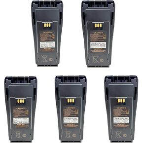 5Pcs NNTN4497 NNTN4497CR 7.4V 2600mAh Li-ion Battery Compatible with CP180 CP200 CP040 CP140 CP150 CP160 CP200D CP200XLS CP340 CP360 CP380 PR400 EP450 DEP450 GP3188 GP3688 NNTN4970 NNTN4851