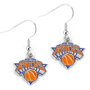Aminco NBA New York Knicks Logo Dangler Earrings