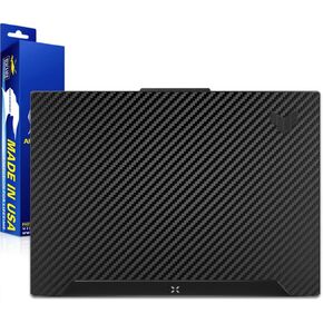 ArmorSuit MilitaryShield Black Carbon Fiber Skin Vinyl Wrap for ASUS TUF Dash F15 (2022) - Lid