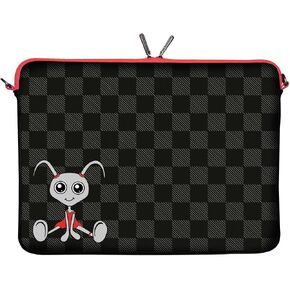 LS113-15 Purple Designer Notebook Sleeve 15.4" Laptop Cover Neoprene case Bag up to 15.6 inch Anti Shock System in Saudi Arabia