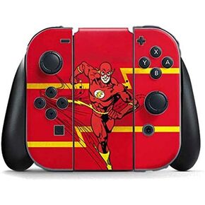 ألعاب Skinit Scenit Gaming متوفرة مع Nintendo Switch (2017-2021) وحدة تحكم Joy-Con-Comics DC Comics مرخص رسميًا