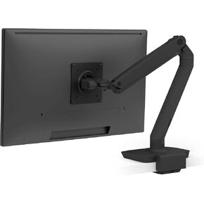 Ergotron – MXV Single Monitor Arm, VESA Desk Mount – for Monitors Up to 34 Inches, 7 to 20 lbs – Low Profile Clamp, White
