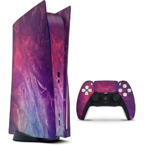 مجردة Fire & Ice V15 غلاف كامل للجسم لفائق Skin-Kit متوافقة مع Sony PlayStation 3 Console Slim + Controller
