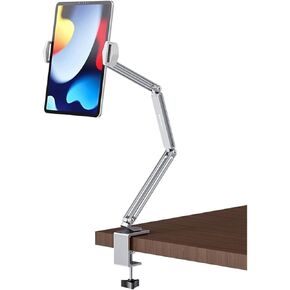 DL-TD67 ألومنيوم قرص Mount Mount Bracket Silver Gray Three Armfull Motion Rotate 360 ​​Clamp 130mm-230mm (Gray)