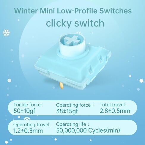 Quick Trigger Mechanical Keyboard Switch Four Seasons Spring Summer Autumn Winter MINI Low Profile Keyboard Switch (Autumn, 70) in Saudi Arabia