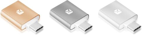 Dash Micro G3 MicroSD Reader Type-C, Silver, for Samsung Galaxy s20/10/9/8/7 Note 20/9/8/7, Google Pixel (Gold) (Silver) in Saudi Arabia