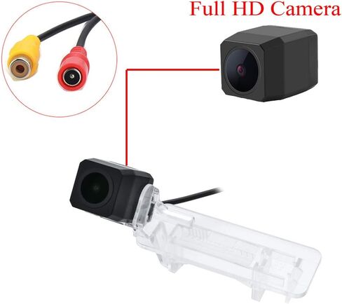 Full HD Car Rear View Camera for Mercedes Benz Smart City-Coupe/Smart Fortwo/Smart ED/Smart ForJeremy &Vehicle Camera Waterproof and Shockproof Reversing Backup Camera (Full HD Camera) in Saudi Arabia