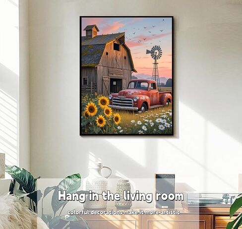 ACANDYL Paint by Numbers Paint by Number for Adults Paint by Numbers Kit for Adults Beginner Hummingbird Paint by Number Kit Acrylic Paint Kit Wall Home Decoration 16x20 Inch in Kuwait