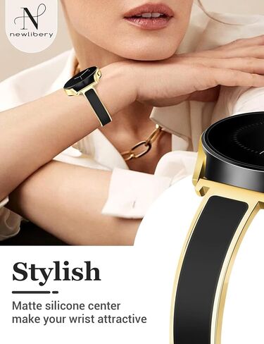 Gold Slim Watch Bands Women 20mm Compatible with Samsung Galaxy Watch Watch 7/6/5/4/Active 2/4 Classic/6 Classic/5 Pro/FE 40mm 42mm 43mm 44mm 45mm 46mm 47mm, Jewelry Dressy Cute Bracelet Metal Strap in Kuwait