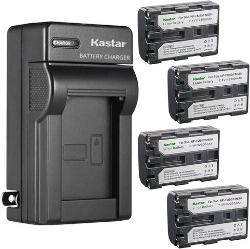 Kastar 2Pack Battery and AC Wall Charger Replacement for Sony DSC-F828, DSC-R1, DSC-S30, DSC-S50, DSC-S70, DSC-S75, DSC-S85 in Saudi Arabia