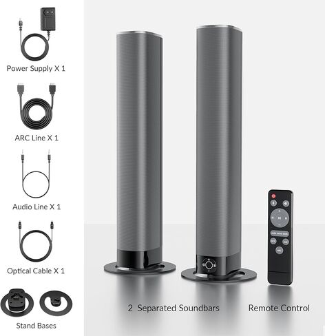 12 inch Portable Soundbar for TV in Kuwait