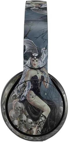 Skinit Decal Audio Skin Compatible with Beats Solo Pro - Officially Licensed Gothic Queen with Silver Dragon by Nene Thomas Design in Kuwait