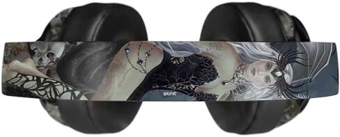 Skinit Decal Audio Skin Compatible with Beats Solo Pro - Officially Licensed Gothic Queen with Silver Dragon by Nene Thomas Design in Kuwait