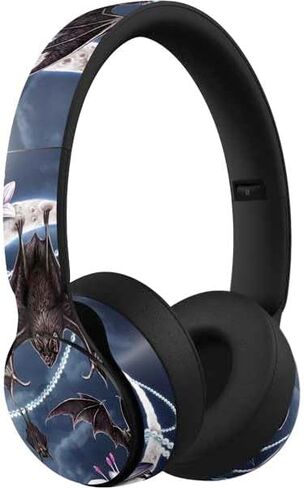 Skinit Decal Audio Skin Compatible with Beats Solo Pro - Officially Licensed Gothic Queen with Silver Dragon by Nene Thomas Design in Kuwait