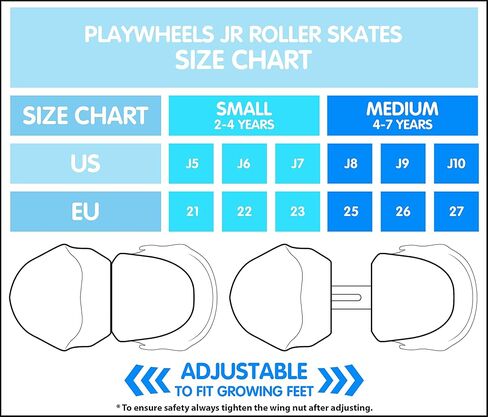 PlayWheels Blaze and the Monster Machines Kids Roller Skates with Knee Pads - Childrens Adjustable Skates - Junior Size 6-12 in Kuwait