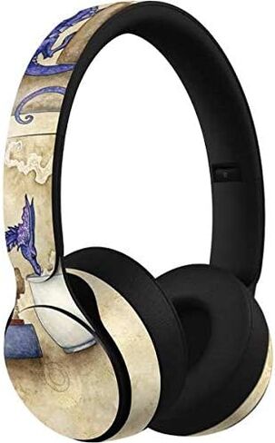 Skinit Decal Audio Skin Compatible with Beats Solo Pro - Officially Licensed Gothic Queen with Silver Dragon by Nene Thomas Design in Kuwait