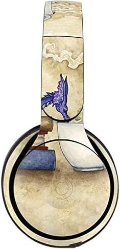 Skinit Decal Audio Skin Compatible with Beats Solo Pro - Officially Licensed Gothic Queen with Silver Dragon by Nene Thomas Design in Kuwait