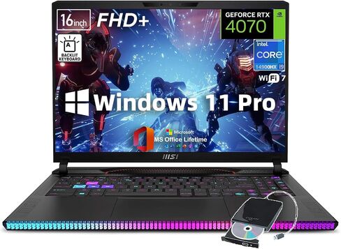 MSI TITAN 18 HX AI A2XWJG 18 "UHD+ MINI LED 120Hz ، الكمبيوتر المحمول للألعاب - Core Black ، Intel Core Ultra 9 285HX 2.1GHz ؛ NVIDIA GEFORCE RXT 5090 GPU 24GB GDDR7 ؛ 64GB DDR5 RAM ؛ 2 X 2TB NVME SSD in Saudi Arabia