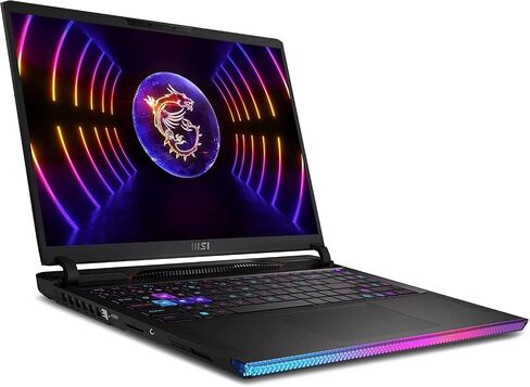 MSI TITAN 18 HX AI A2XWJG 18 "UHD+ MINI LED 120Hz ، الكمبيوتر المحمول للألعاب - Core Black ، Intel Core Ultra 9 285HX 2.1GHz ؛ NVIDIA GEFORCE RXT 5090 GPU 24GB GDDR7 ؛ 64GB DDR5 RAM ؛ 2 X 2TB NVME SSD in Saudi Arabia