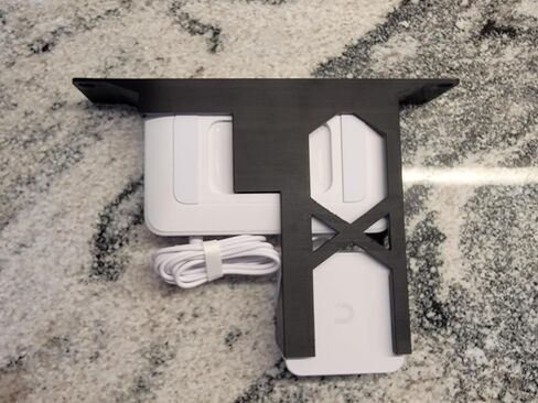 10 "MOUNT RACK MOUNT متوافق مع UniFi Lite 8 Poe Switch Ubiquiti USW-Lite-8-Poe 52W (أسود) in Kuwait