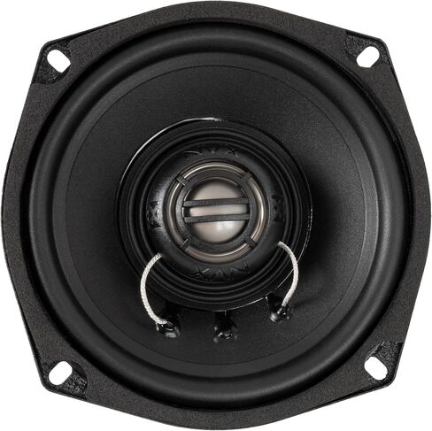 NVX® XFHD5F ​​5.25 "600W Peak (300W RMS) 2-OHM مكبرات صوت دراجة نارية FAIRING مع مكبرات صوت من التيتانيوم 1" ، مقاوم للماء ، ترقية التوصيل والتشغيل المتوافقة مع Harley-Davidson Touring 1998-2013 (زوج) in Saudi Arabia
