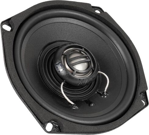 NVX® XFHD5F ​​5.25 "600W Peak (300W RMS) 2-OHM مكبرات صوت دراجة نارية FAIRING مع مكبرات صوت من التيتانيوم 1" ، مقاوم للماء ، ترقية التوصيل والتشغيل المتوافقة مع Harley-Davidson Touring 1998-2013 (زوج) in Saudi Arabia