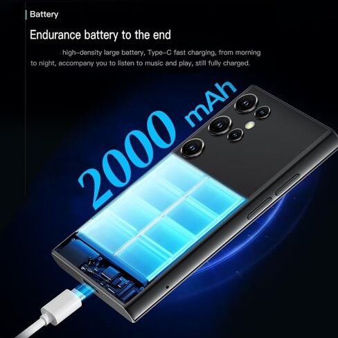 Mini Smartphone 4G مقفل ، سعة 3.0 بوصة معرف SIM DACE أفضل هدية لهاتف الأطفال ، هاتف جيب الطالب الصغير ، 2+16 جيجابايت (أخضر) in Kuwait