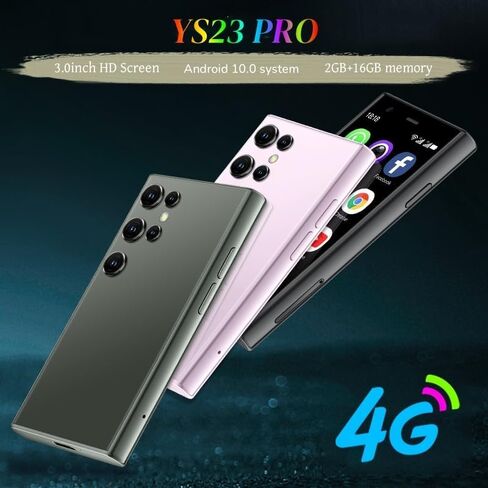 Mini Smartphone 4G مقفل ، سعة 3.0 بوصة معرف SIM DACE أفضل هدية لهاتف الأطفال ، هاتف جيب الطالب الصغير ، 2+16 جيجابايت (أخضر) in Kuwait