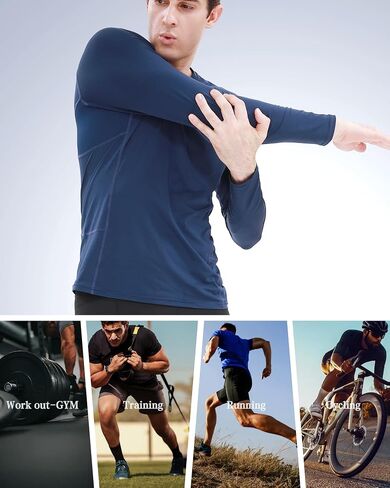 4PCS Gym Clothes for Men,Workout Sets incluir Compression Shirt Pants Hoodie for outdoor sports running,indoor fitness in Saudi Arabia