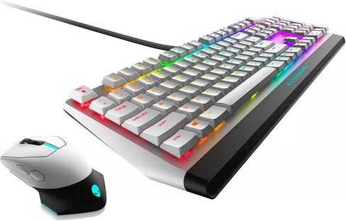 لوحة مفاتيح ميكانيكية جديدة منخفضة البترول RGB 510K AW510K مع 610M سلكية/ماوس الألعاب اللاسلكية AW610M لأورورا R11 AURORA R10 AREA 51M R2 M17 R3 PLUS BEST Notebook Pen Light - Lunar Light (Lunar Light) in Kuwait