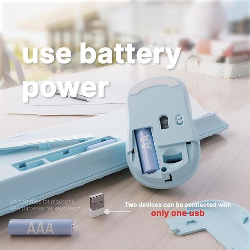 X Ubotie اللاسلكية المفاتيح ومسرعات الماوس مع 110 كبسولات مستديرة ، مفتاح الطاقة ، والكتابة مقصية-مثالية للاستخدام المكتبي (التدرج الأرجواني) in Kuwait