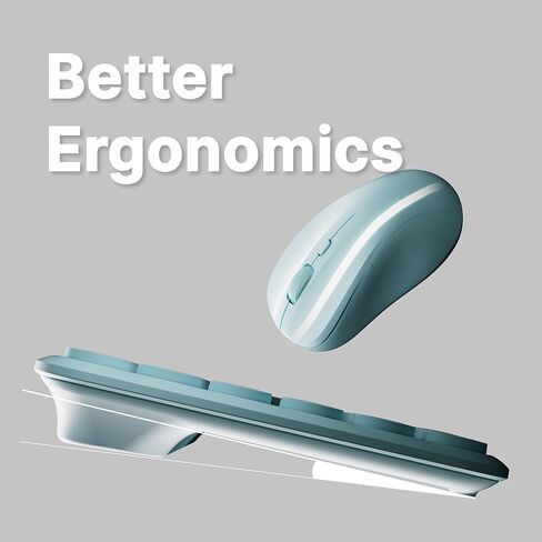 X Ubotie اللاسلكية المفاتيح ومسرعات الماوس مع 110 كبسولات مستديرة ، مفتاح الطاقة ، والكتابة مقصية-مثالية للاستخدام المكتبي (التدرج الأرجواني) in Kuwait