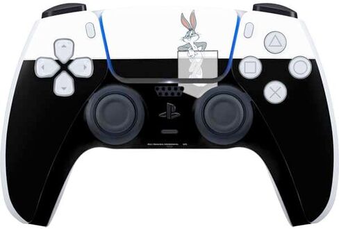 ألعاب Skinit Scenit Gaming Skin متوافقة مع وحدة التحكم PS5 - Looney Tunes المرخصة رسميًا Bugs Bunny Thats All Poplks Design in Kuwait