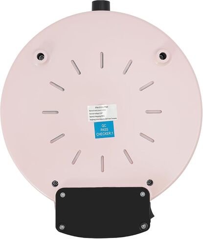 Countertop Pizza Maker with Temperatures control, 12in Quesadilla Calzone Maker, 110V Pizza Oven Converts to Electric indoor Grill for Home or School, Prevent-Stick (Pink) in Kuwait
