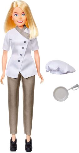 دريم ايلا دمية اي ام فاشن 11.5 انش شيف / بيكر مع مقلاة in Kuwait