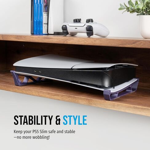 زلاجات Glistco - حامل أفقي متوافق مع جهاز PS5 Slim (أبيض) in Kuwait