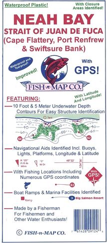 Fish-N-Map Neah Bay/Juan de Fuca Strait in Saudi Arabia