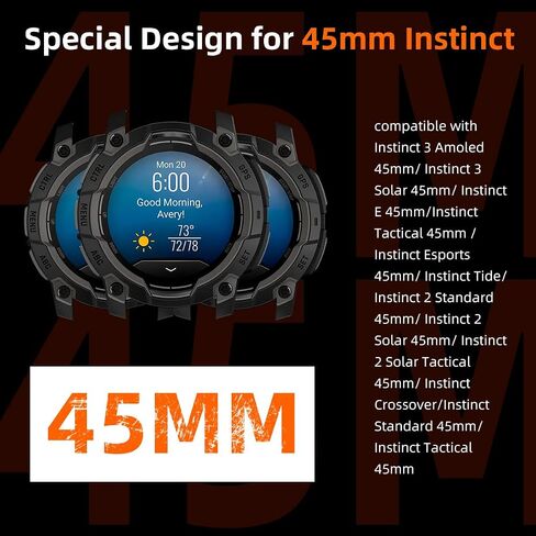 Magnetic Silicone Band Compatible with Garmin Instinct 3/2/Solar/Tactical/Tide/Esports 45mm 50mm,26mm 22MM Quick Fit Release Rugged Instinct Bands for Men Women in Saudi Arabia