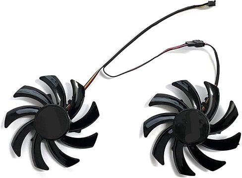 2pcs 85mm FDC10H12S9-C GA91S2U 4pin Dual Graphics Card Cooling Fan(GA91S2U) in Saudi Arabia