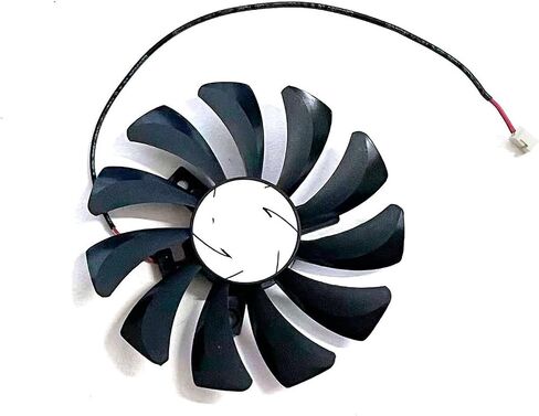 1PCS HA9010H12F-Z DC12V 0.57A 2Pin GTX1050 Ti Cooling Fan in Saudi Arabia