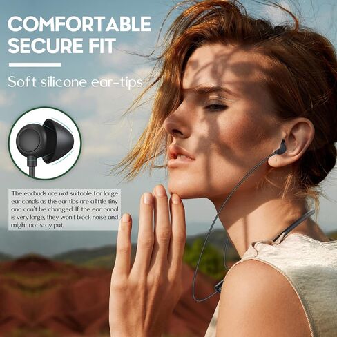 Hearprotek Wireless Lightweight Sleeping Headphones, Neckband Bluetooth 5.4 Wireless Sleep in-Ear Earbuds, Ultra Soft Portable Sleep Headphones for Side Sleepers, Working, Relaxing in Saudi Arabia