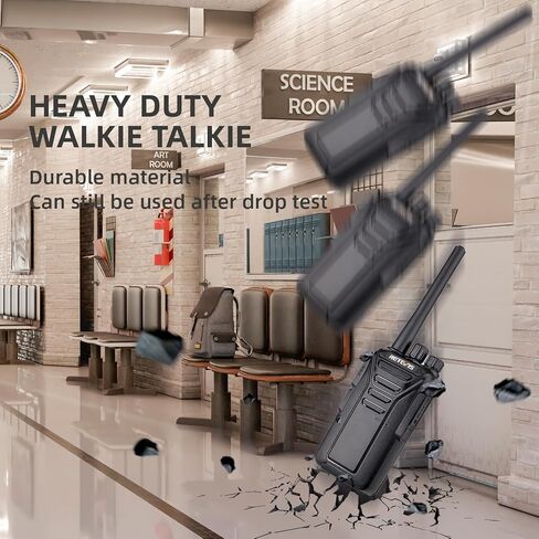 RETEVIS RT27 Walkie Talkies (6 Pack) مع ستة طريق شاحن (حزمة 2) ، أجهزة الراديو الثقيلة ثنائية الاتجاه للبالغين ، فوكس خالية من اليدين ، إنذار محلي ، راديو مكون من ستة اتجاهين مع شاحن ستة اتجاه in Saudi Arabia