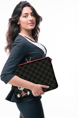 LS113-15 Purple Designer Notebook Sleeve 15.4 "Cover Cover Cover Neoprene Case Cas in Saudi Arabia
