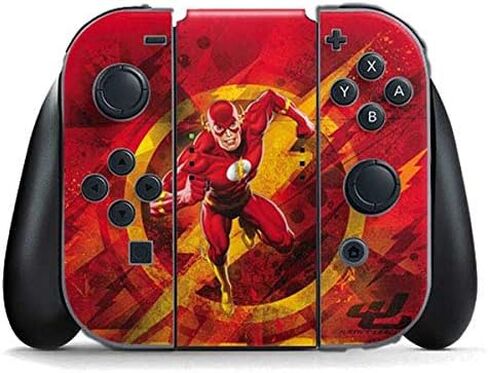 ألعاب Skinit Scenit Gaming متوفرة مع Nintendo Switch (2017-2021) وحدة تحكم Joy-Con-Comics DC Comics مرخص رسميًا in Kuwait